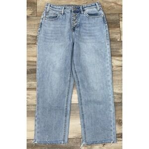 Women's Straight Cropped jeans Rock&Roll Denim Size 28X25